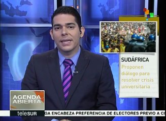 Sudáfrica: expertos llaman a diálogo entre autoridades y universitario