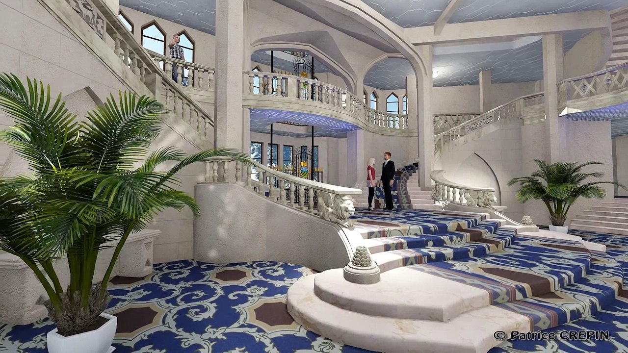 Le Royal Picardy - Le grand escalier