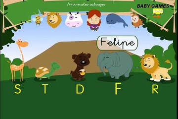 El Abecedario en español para niños - Aprende la letra F - Aprender el Abecedario - Baby Games