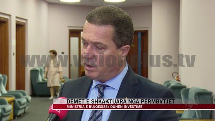 Dëmet e shkaktuara nga përmbytjet - News, Lajme - Vizion Plus
