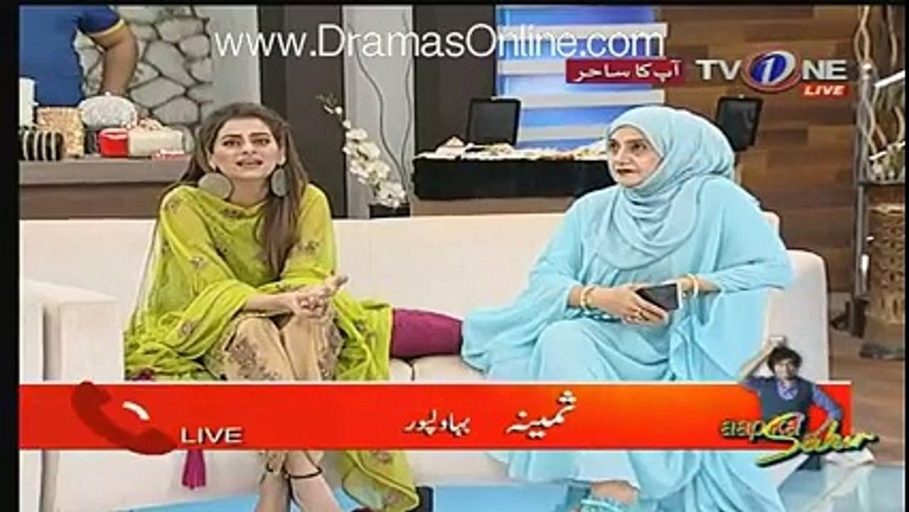 Sahir Lodhi Flirting With Benita in a Live Morning Show