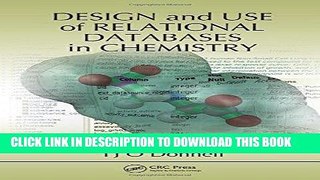Best Seller Design and Use of Relational Databases in Chemistry Free Read