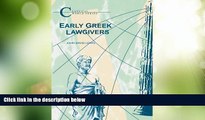 Big Deals  Early Greek Lawgivers (Classical World)  Best Seller Books Most Wanted