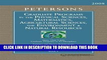 Ebook Graduate Programs in the Physical Sciences, Mathematics, Agricultural Sciences, (Peterson s