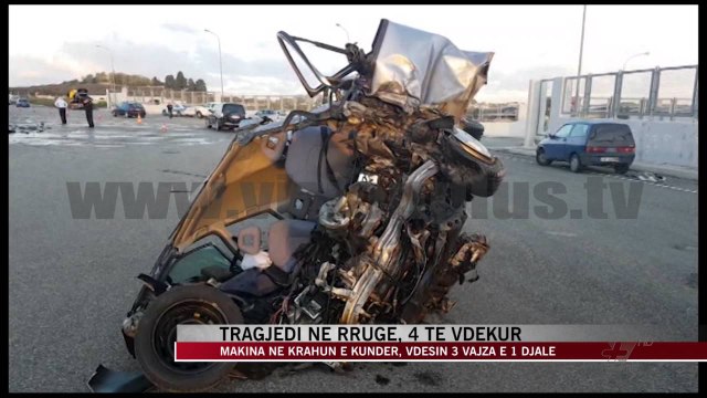 Aksident tragjik, humbin jetën 4 të rinj në Sukth - News, Lajme - Vizion Plus