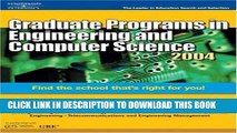 Best Seller DecisionGd: GradPrg Eng ComSc 2004 (Peterson s Graduate Programs in Engineering