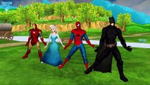 Frozen Elsa Spiderman Ironman Hokey Pokey Dance For Children And Wee Willie Winkie Nursery Rhymes