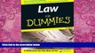 Big Deals  Law For Dummies  Best Seller Books Best Seller