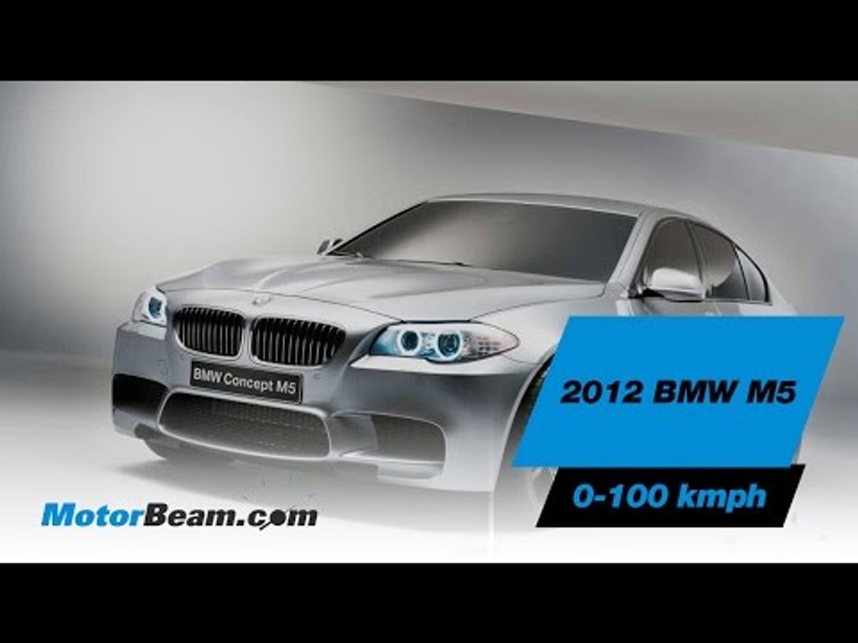  BMW M5 - 0-100 km/h |  MotorBeam - vídeo Dailymotion