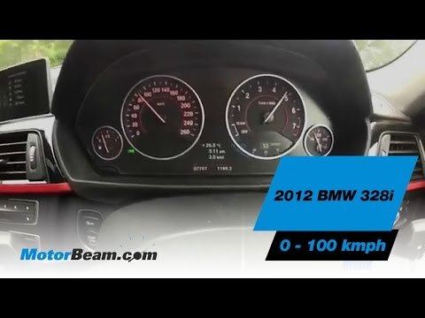 BMW 328i (F30) 0 - 100 km/hr | MotorBeam