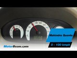 Mahindra Quanto 0 - 100 km/hr | MotorBeam