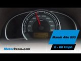 Maruti Alto 800 - 0 - 80 km/hr | MotorBeam