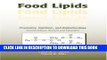 Best Seller Food Lipids: Chemistry, Nutrition, and Biotechnology, Second Edition (Food Science and