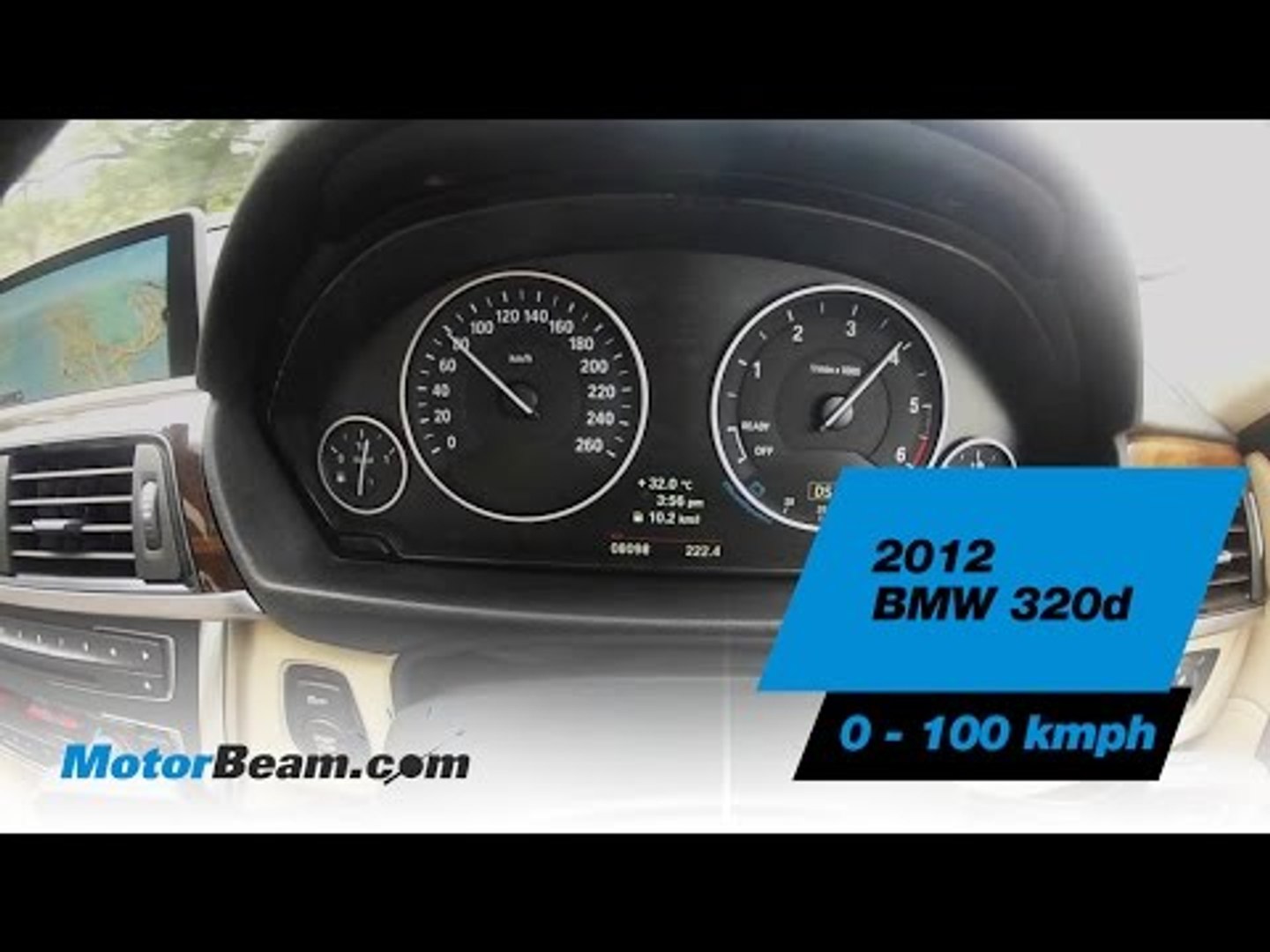 Bmw 3d F30 0 100 Km Hr Motorbeam Video Dailymotion