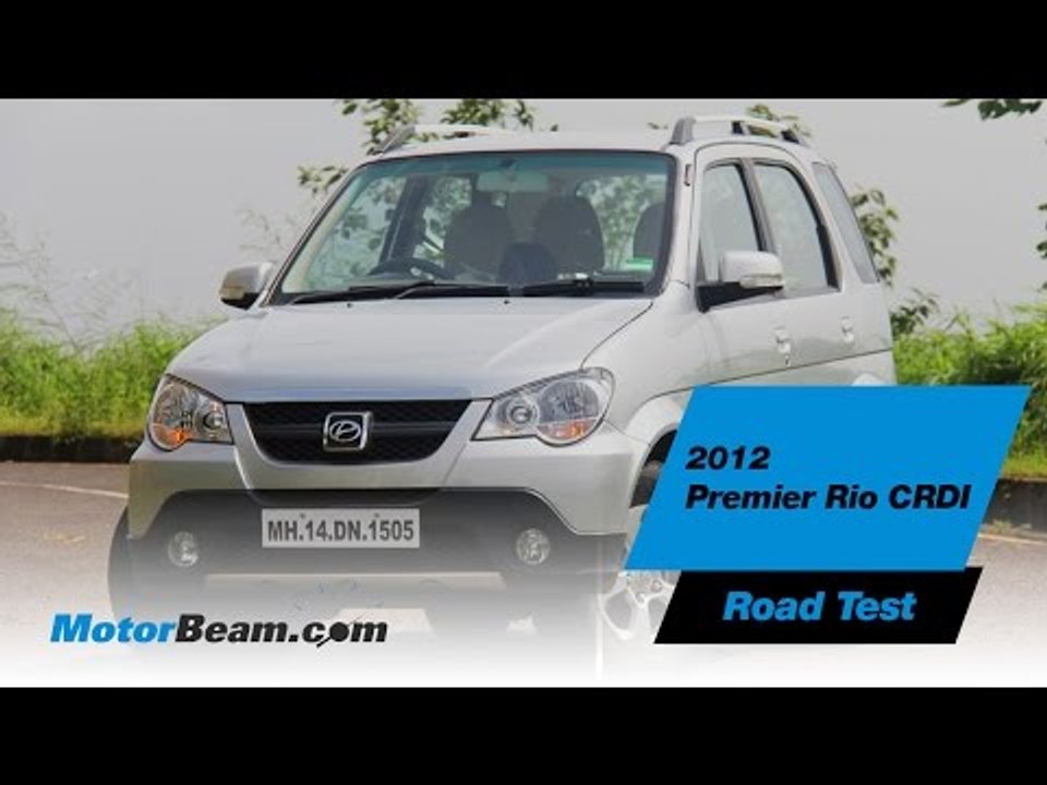 2012 Premier Rio CRDI Road Test