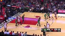 Dwyane Wade Practicing the 3-Point Shot During a Scuffle - October 27, 2016 - 2016-17 NBA Season