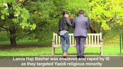 Yazidi survivor of IS slavery aims to be 'voice' of her people