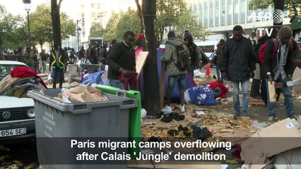 Paris migrant camps grow after 'Jungle' demolition