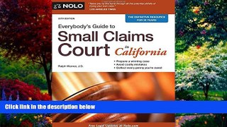 Books to Read  Everybody s Guide to Small Claims Court in California (Everybody s Guide to Small