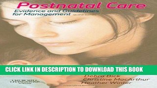 [FREE] EBOOK Postnatal Care, 2e ONLINE COLLECTION