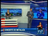 Todo listo para el concierto de Metallica