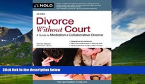 Big Deals  Divorce Without Court: A Guide to Mediation   Collaborative Divorce  Best Seller Books