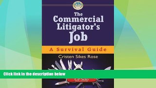 Big Deals  The Commercial Litigator s Job: A Survival Guide (Survival Guides (American Bar