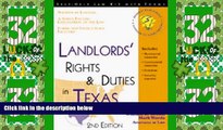 Big Deals  Landlord s Rights   Duties in Texas (Landlord s Legal Guide in Texas)  Best Seller