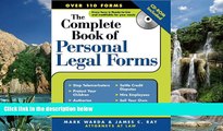 Big Deals  The Complete Book of Personal Legal Forms  Full Ebooks Best Seller