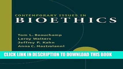 [FREE] EBOOK Contemporary Issues in Bioethics BEST COLLECTION