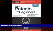 Big Deals  Nolo s Patents for Beginners  Best Seller Books Most Wanted