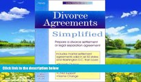 Big Deals  Divorce Agreements Simplied, book w/cd (Law Made Simple)  Full Ebooks Most Wanted