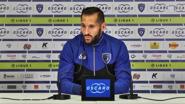 Bastia-Dijon : Conf. d'avant-match de F. Marange