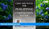 Books to Read  Cases and Issues for Philippine Comparative Study: Facts, Laws, and Opinions of a