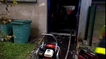 Incendie au gymnase Clémenceau à Nancy