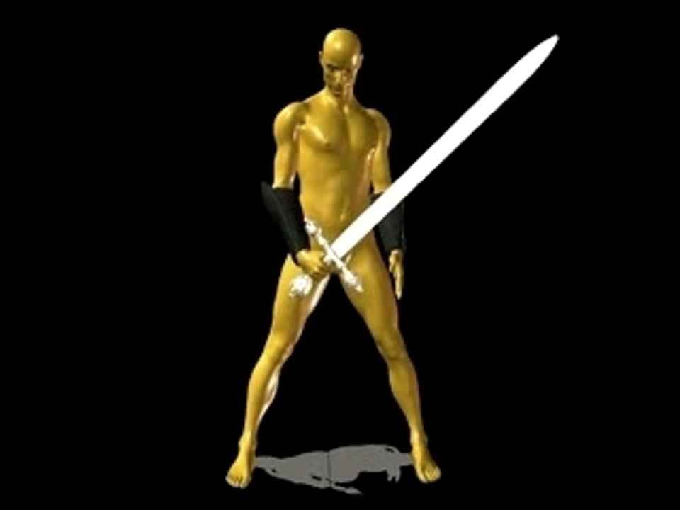 Scène combat 3D 2