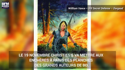 Les grands noms de la BD aux enchères