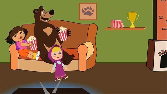 Dora And Masha Paw Patrol Birthday Cake Finger Family Nursery Rhymes