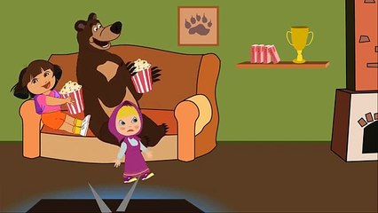 Dora And Masha Paw Patrol Birthday Cake Finger Family Nursery Rhymes