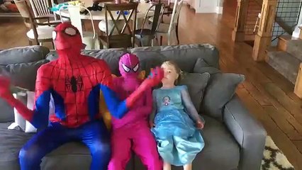 Эльза Заболела | Эльза и Человек паук Анна Малефисента Мультфильм На Русском Языке 1