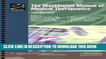 Best Seller The Washington Manual of Medical Therapeutics, 32nd edition (Spiral Manual Series) by