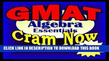 Best Seller GMAT Prep Test ALGEBRA REVIEW Flash Cards--CRAM NOW!--GMAT Exam Review Book   Study