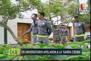 Universitario de Deportes: jugadores realizan caminata por calles