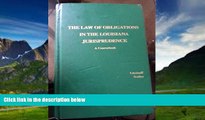 Books to Read  The Law of Obligations in the Louisiana Jurisprudence (A Coursebook)  Best Seller