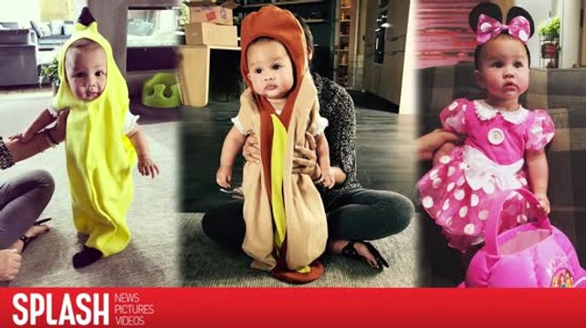 Chrissy Teigen Models Daughter in Adorable Halloween Costumes