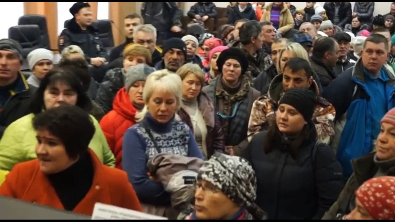 Торговцы с калужского рынка захватили городскую управу
