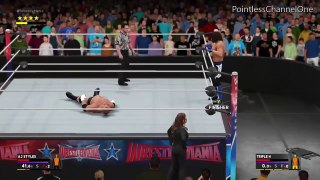 WWE 2K17: AJ Styles defeats Triple H at WrestleMania