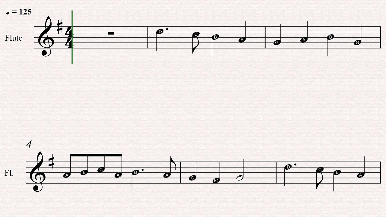 Flute Christmas Sheet Music: Deck The Halls