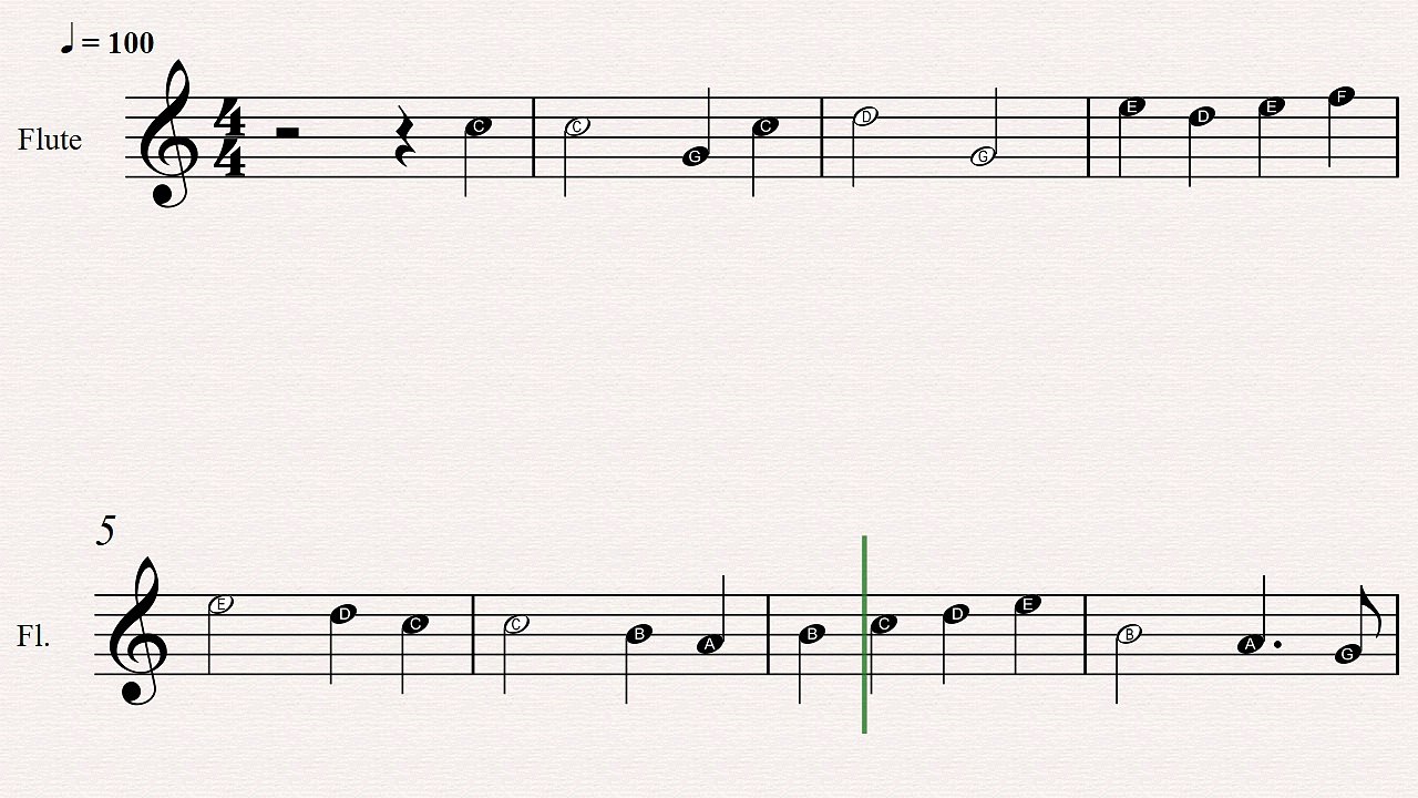 Flute Christmas Sheet Music: O Come All Ye Faithful