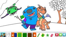 Wallykazam and Friends - Nick Jr. Coloring Book - Coloring Pages